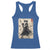 Samurai Cat Graphic Racerback Tank Top Warrior Vintage Japanese Art Anime - Wonder Print Shop
