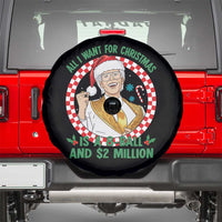 Funny Christmas Wish Billy Meme Spare Tire Cover A 8 Ball and 2 Million Dollars Baby Uncle Santa Hat - Wonder Print Shop