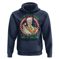 Funny Christmas Wish Billy Meme Hoodie A 8 Ball and 2 Million Dollars Baby Uncle Santa Hat - Wonder Print Shop