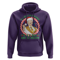 Funny Christmas Wish Billy Meme Hoodie A 8 Ball and 2 Million Dollars Baby Uncle Santa Hat - Wonder Print Shop