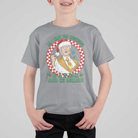 Funny Christmas Wish Billy Meme T Shirt For Kid A 8 Ball and 2 Million Dollars Baby Uncle Santa Hat - Wonder Print Shop