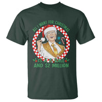 Funny Christmas Wish Billy Meme T Shirt A 8 Ball and 2 Million Dollars Baby Uncle Santa Hat - Wonder Print Shop