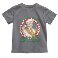 Funny Christmas Wish Billy Meme Toddler T Shirt A 8 Ball and 2 Million Dollars Baby Uncle Santa Hat - Wonder Print Shop