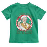 Funny Christmas Wish Billy Meme Toddler T Shirt A 8 Ball and 2 Million Dollars Baby Uncle Santa Hat - Wonder Print Shop