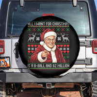 Funny Christmas Wish Billy Meme Spare Tire Cover A 8 Ball and 2 Million Dollars Baby Uncle Cosplay Santa - Wonder Print Shop