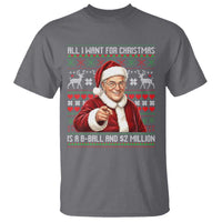 Funny Christmas Wish Billy Meme T Shirt A 8 Ball and 2 Million Dollars Baby Uncle Cosplay Santa - Wonder Print Shop