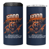 Good Better Best Motivational Fierce Graphic 4 in 1 Can Cooler Tumbler - Wonder Print Shop