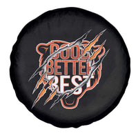 Good Better Best Graphic Spare Tire Cover Motivational Football Fans - Wonder Print Shop