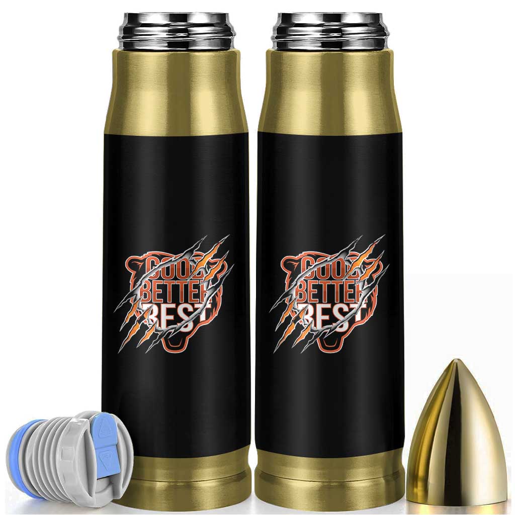 Good Better Best Graphic Bullet Tumbler Motivational Football Fans - Wonder Print Shop