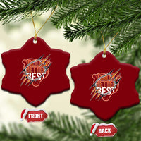 Good Better Best Graphic Ceramic Ornament Motivational Football Fans - Wonder Print Shop