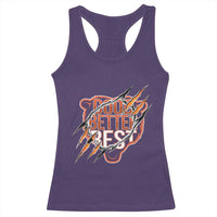 Good Better Best Graphic Racerback Tank Top Motivational Football Fans - Wonder Print Shop