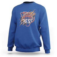 Good Better Best Graphic Sweatshirt Motivational Football Fans - Wonder Print Shop