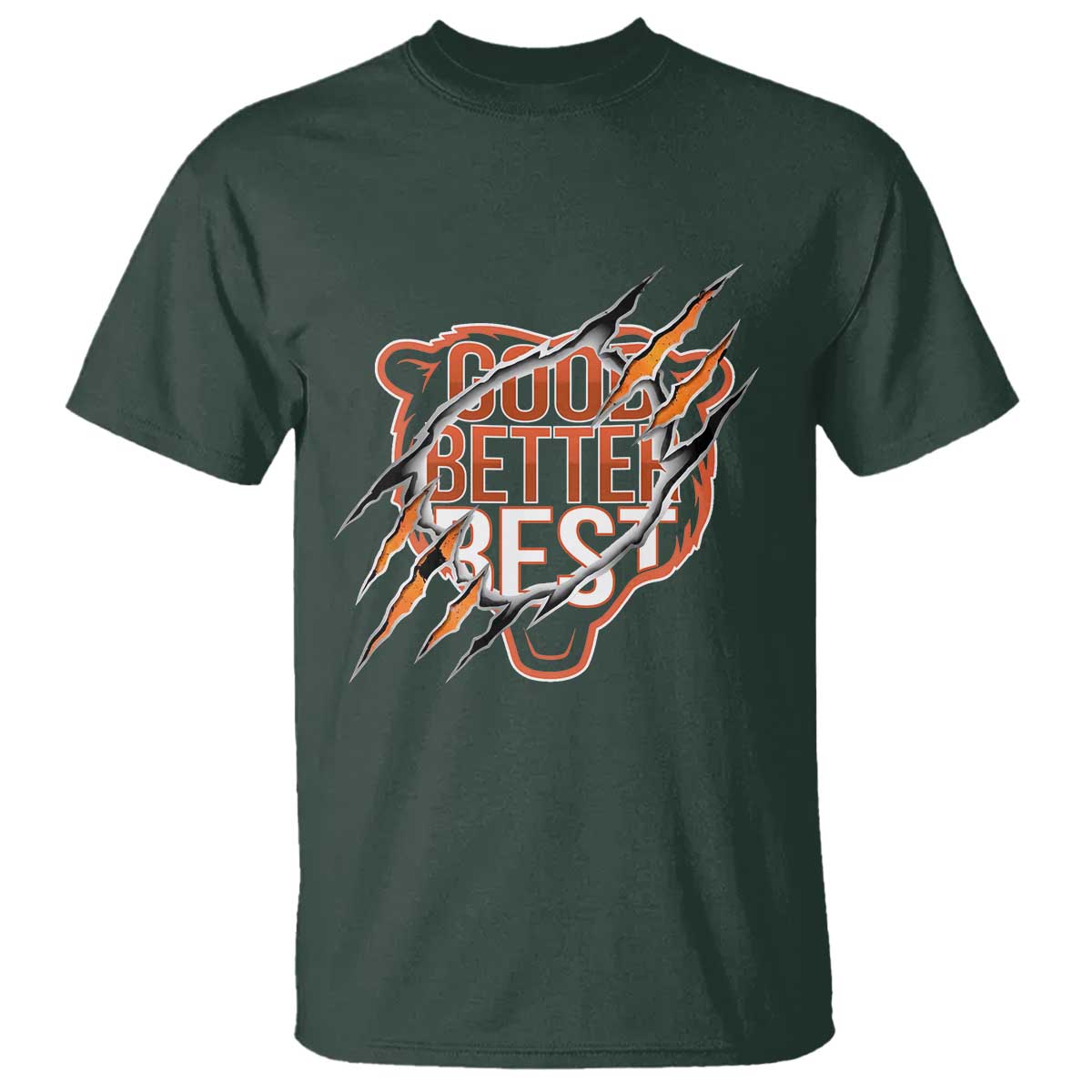 Good Better Best Graphic T Shirt Motivational Football Fans - Wonder Print Shop