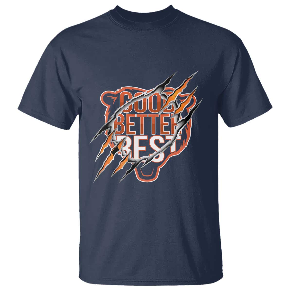 Good Better Best Graphic T Shirt Motivational Football Fans - Wonder Print Shop