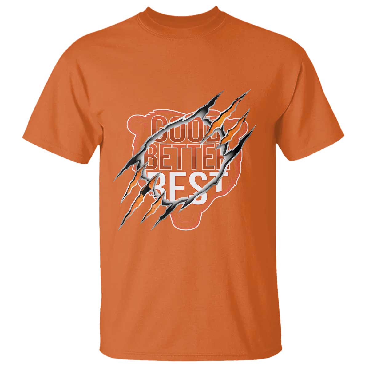 Good Better Best Graphic T Shirt Motivational Football Fans - Wonder Print Shop