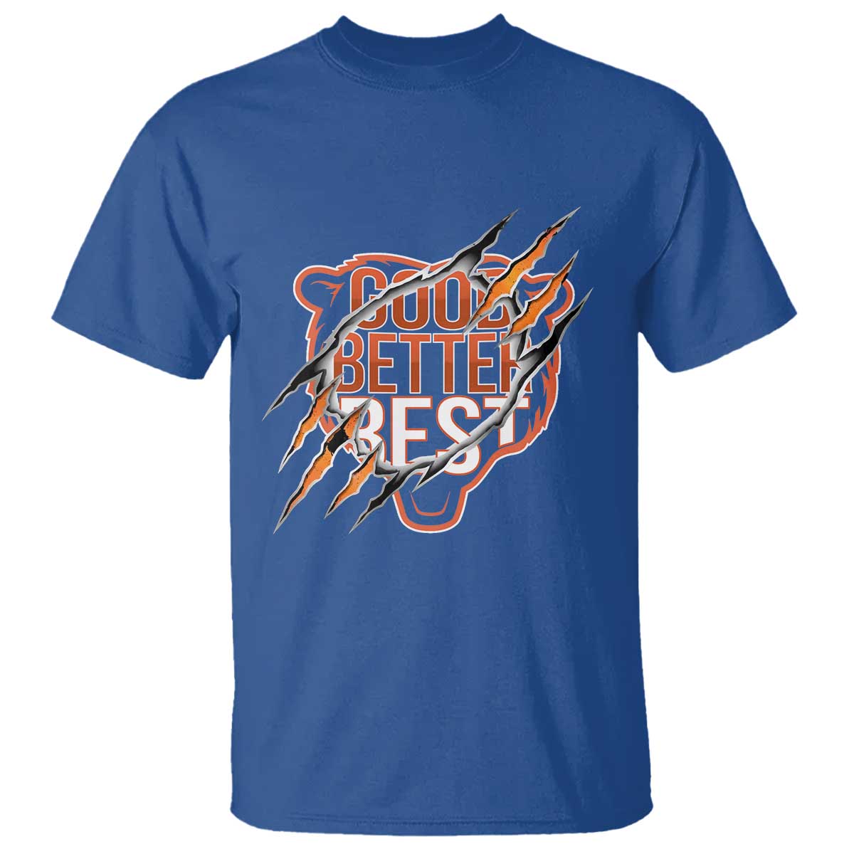Good Better Best Graphic T Shirt Motivational Football Fans - Wonder Print Shop