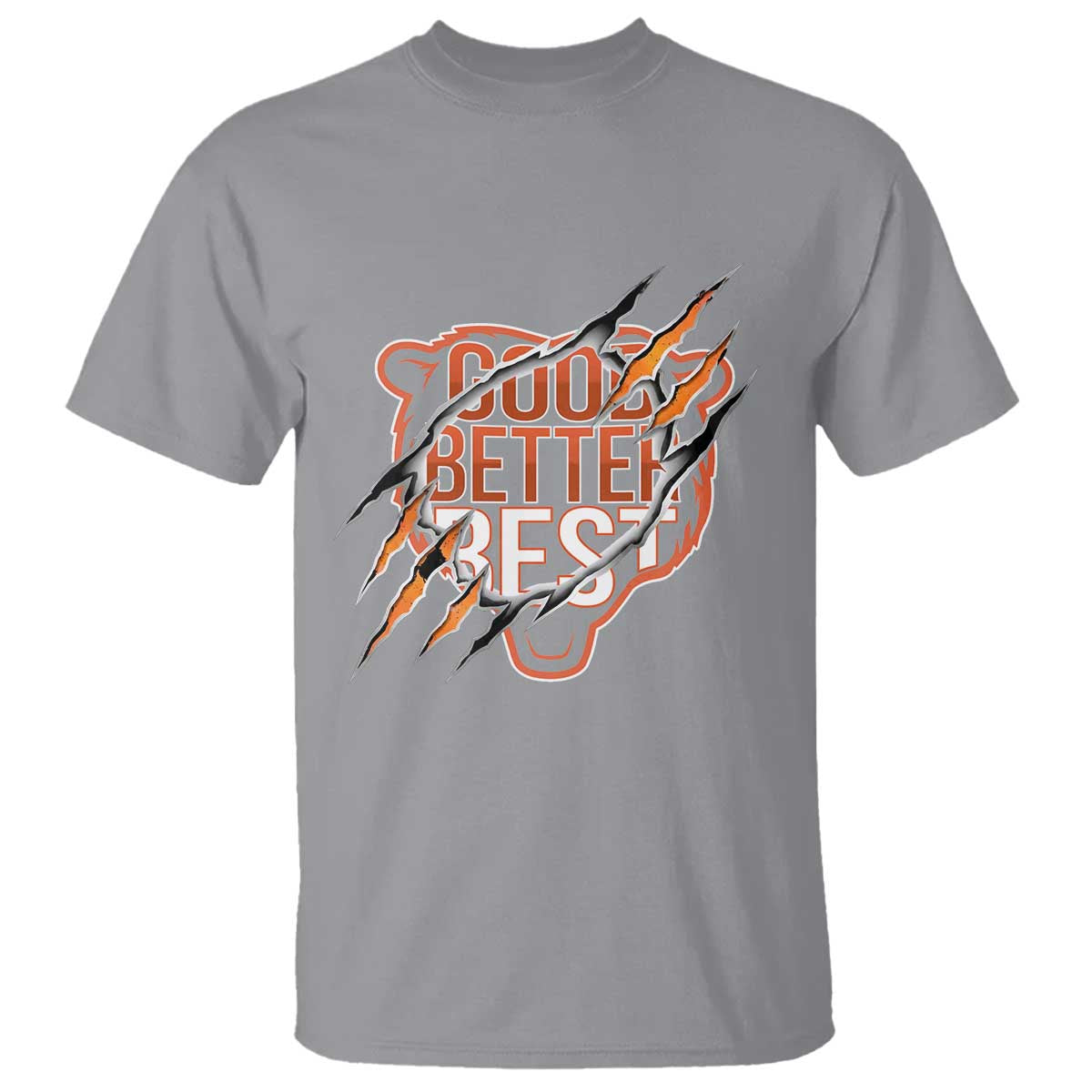 Good Better Best Graphic T Shirt Motivational Football Fans - Wonder Print Shop