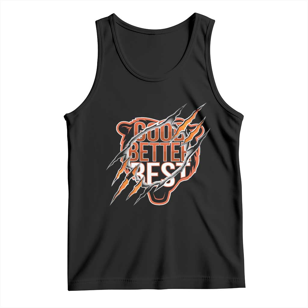 Good Better Best Graphic Tank Top Motivational Football Fans - Wonder Print Shop