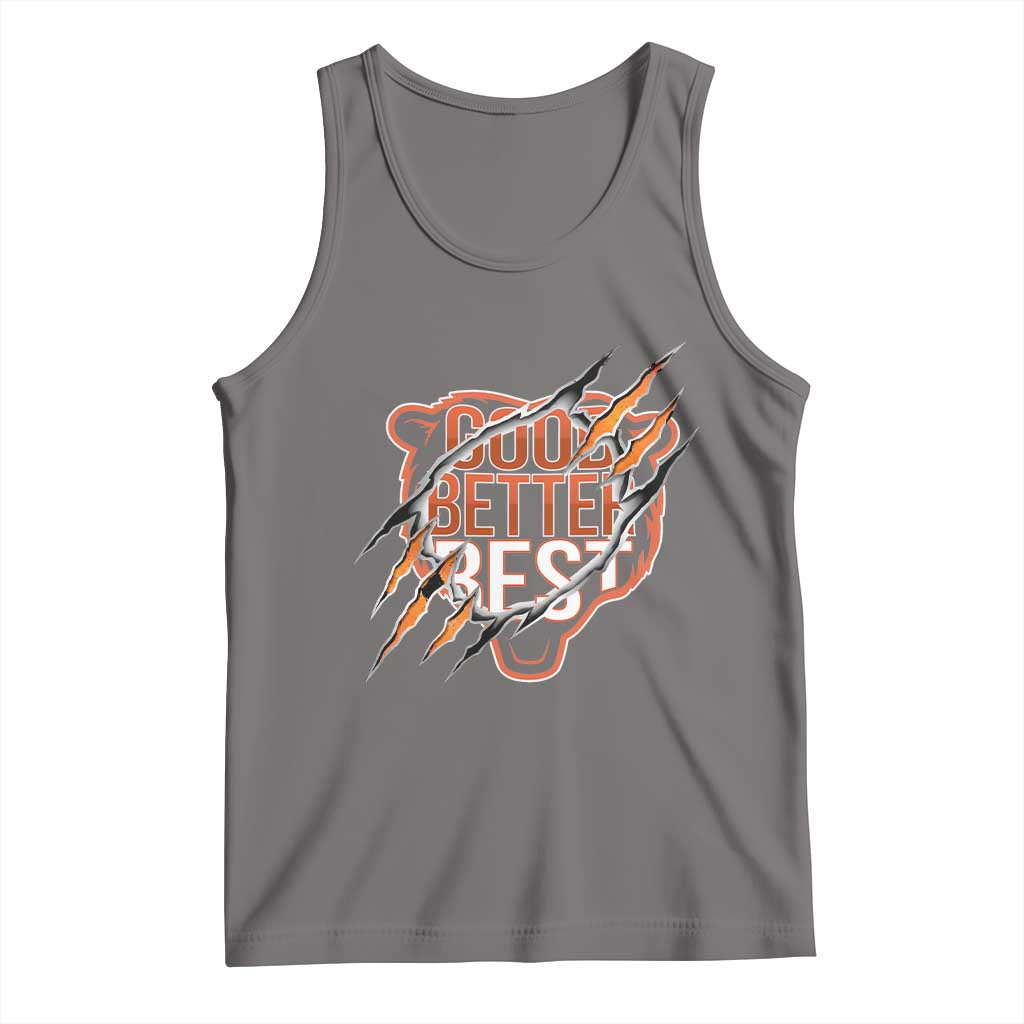 Good Better Best Graphic Tank Top Motivational Football Fans - Wonder Print Shop