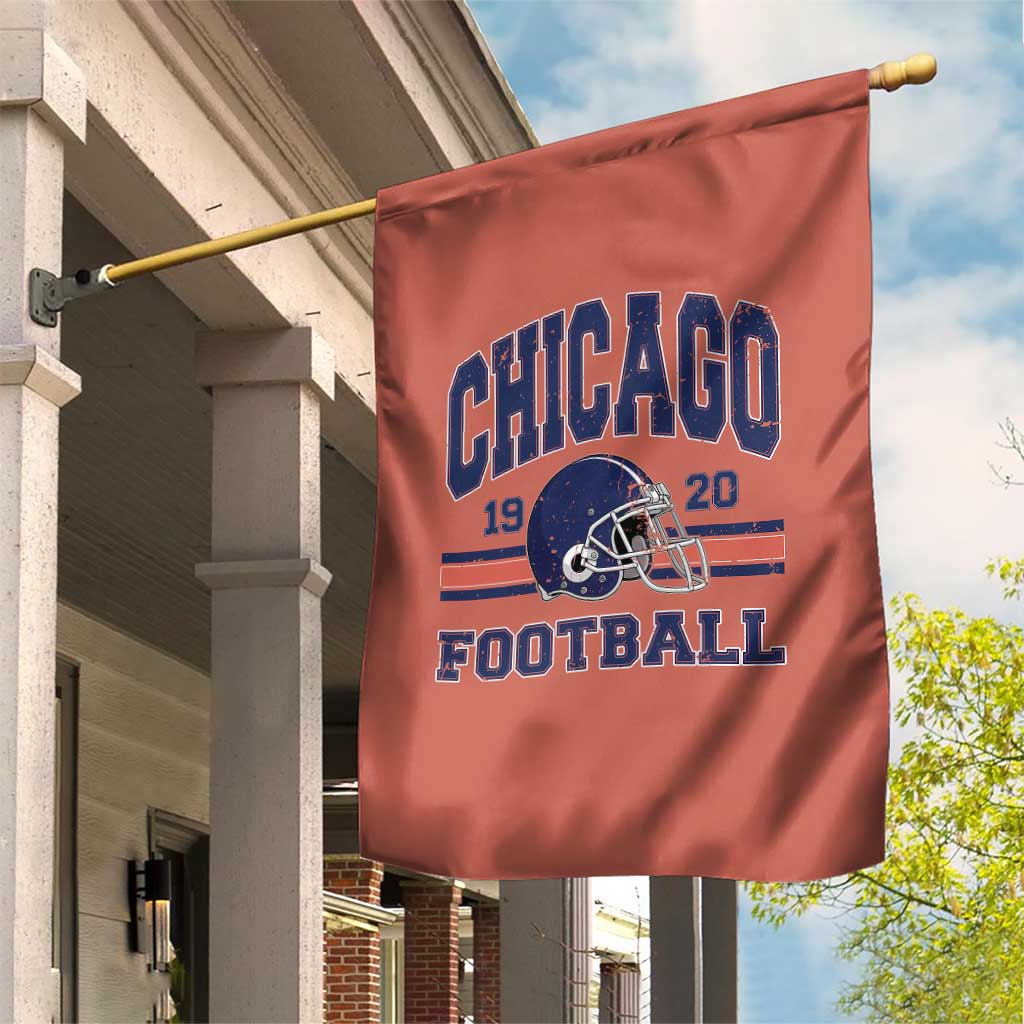 Chicago Football Lover Garden Flag Windy City Pride Sports Fan - Wonder Print Shop