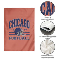 Chicago Football Lover Garden Flag Windy City Pride Sports Fan - Wonder Print Shop