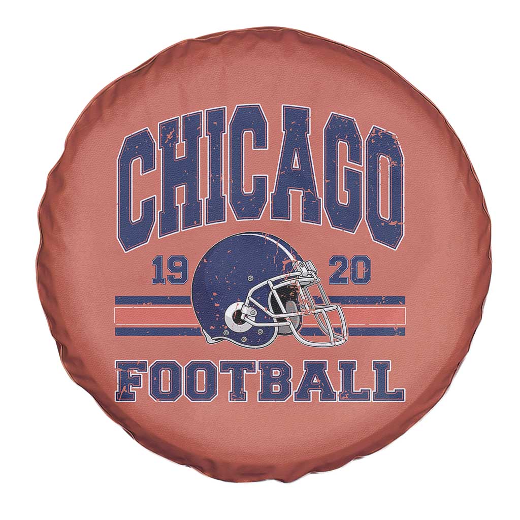 Chicago Football Lover Spare Tire Cover Windy City Pride Sports Fan - Wonder Print Shop