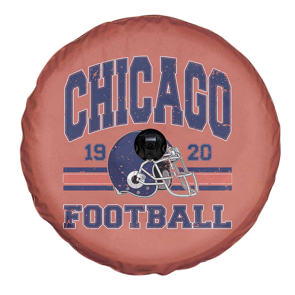 Chicago Football Lover Spare Tire Cover Windy City Pride Sports Fan - Wonder Print Shop