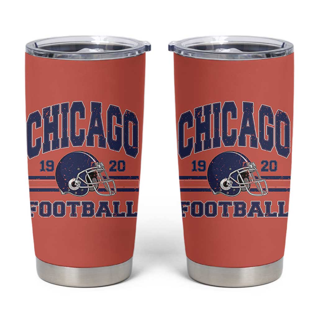 Chicago Football Lover Tumbler Cup Windy City Pride Sports Fan - Wonder Print Shop