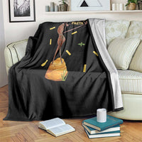 Funny Rigatoni Pasta Marcus The Worm Throw Blanket Dramatic Pasta Lover Foodie Meme - Wonder Print Shop