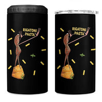 Funny Rigatoni Pasta Marcus The Worm 4 in 1 Can Cooler Tumbler Dramatic Pasta Lover Foodie Meme - Wonder Print Shop