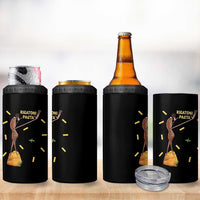 Funny Rigatoni Pasta Marcus The Worm 4 in 1 Can Cooler Tumbler Dramatic Pasta Lover Foodie Meme - Wonder Print Shop