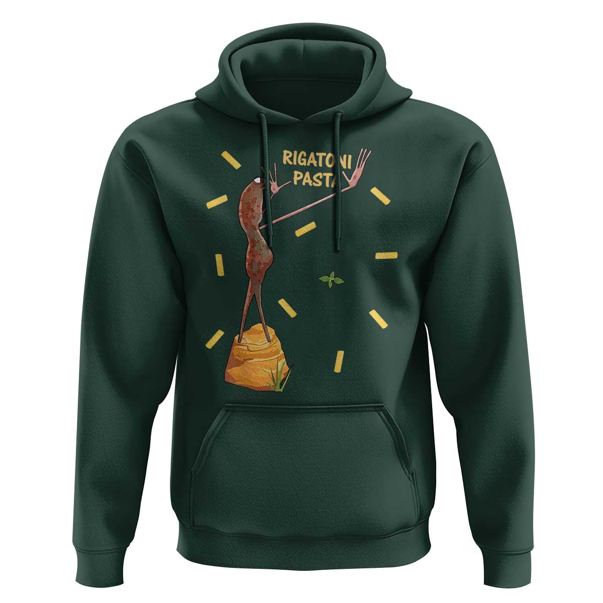 Funny Rigatoni Pasta Marcus The Worm Hoodie Dramatic Pasta Lover Foodie Meme - Wonder Print Shop