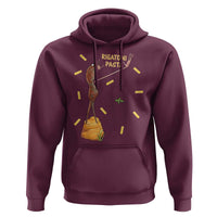 Funny Rigatoni Pasta Marcus The Worm Hoodie Dramatic Pasta Lover Foodie Meme - Wonder Print Shop