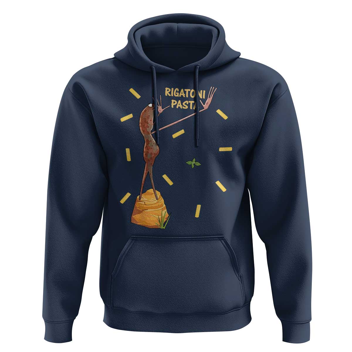 Funny Rigatoni Pasta Marcus The Worm Hoodie Dramatic Pasta Lover Foodie Meme - Wonder Print Shop