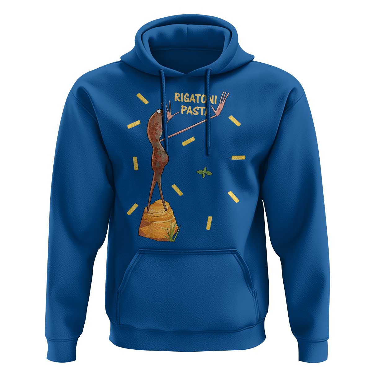 Funny Rigatoni Pasta Marcus The Worm Hoodie Dramatic Pasta Lover Foodie Meme - Wonder Print Shop