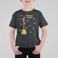 Funny Rigatoni Pasta Marcus The Worm T Shirt For Kid Dramatic Pasta Lover Foodie Meme - Wonder Print Shop
