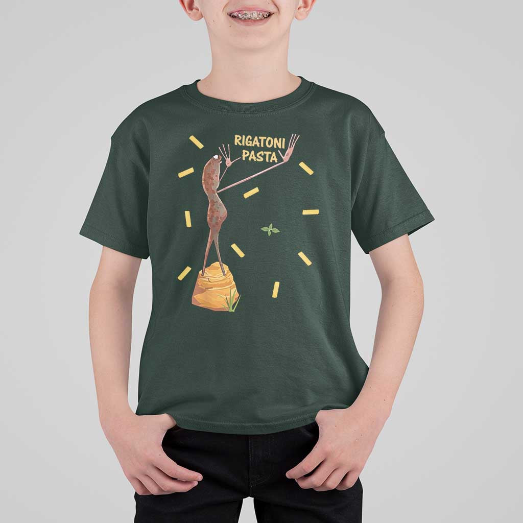 Funny Rigatoni Pasta Marcus The Worm T Shirt For Kid Dramatic Pasta Lover Foodie Meme - Wonder Print Shop