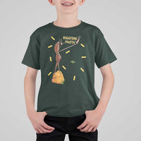 Funny Rigatoni Pasta Marcus The Worm T Shirt For Kid Dramatic Pasta Lover Foodie Meme - Wonder Print Shop