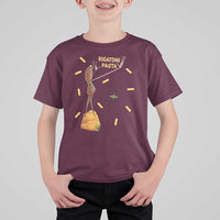 Funny Rigatoni Pasta Marcus The Worm T Shirt For Kid Dramatic Pasta Lover Foodie Meme - Wonder Print Shop