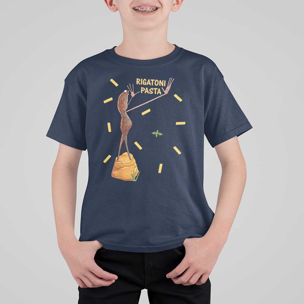 Funny Rigatoni Pasta Marcus The Worm T Shirt For Kid Dramatic Pasta Lover Foodie Meme - Wonder Print Shop