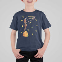 Funny Rigatoni Pasta Marcus The Worm T Shirt For Kid Dramatic Pasta Lover Foodie Meme - Wonder Print Shop