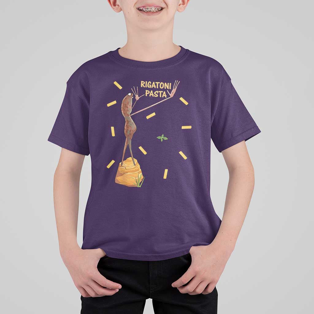 Funny Rigatoni Pasta Marcus The Worm T Shirt For Kid Dramatic Pasta Lover Foodie Meme - Wonder Print Shop