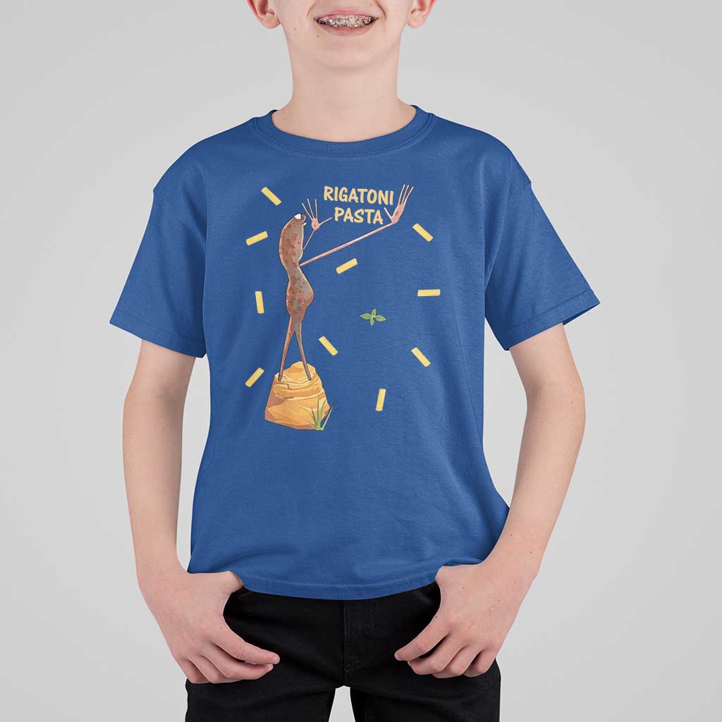 Funny Rigatoni Pasta Marcus The Worm T Shirt For Kid Dramatic Pasta Lover Foodie Meme - Wonder Print Shop
