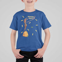 Funny Rigatoni Pasta Marcus The Worm T Shirt For Kid Dramatic Pasta Lover Foodie Meme - Wonder Print Shop