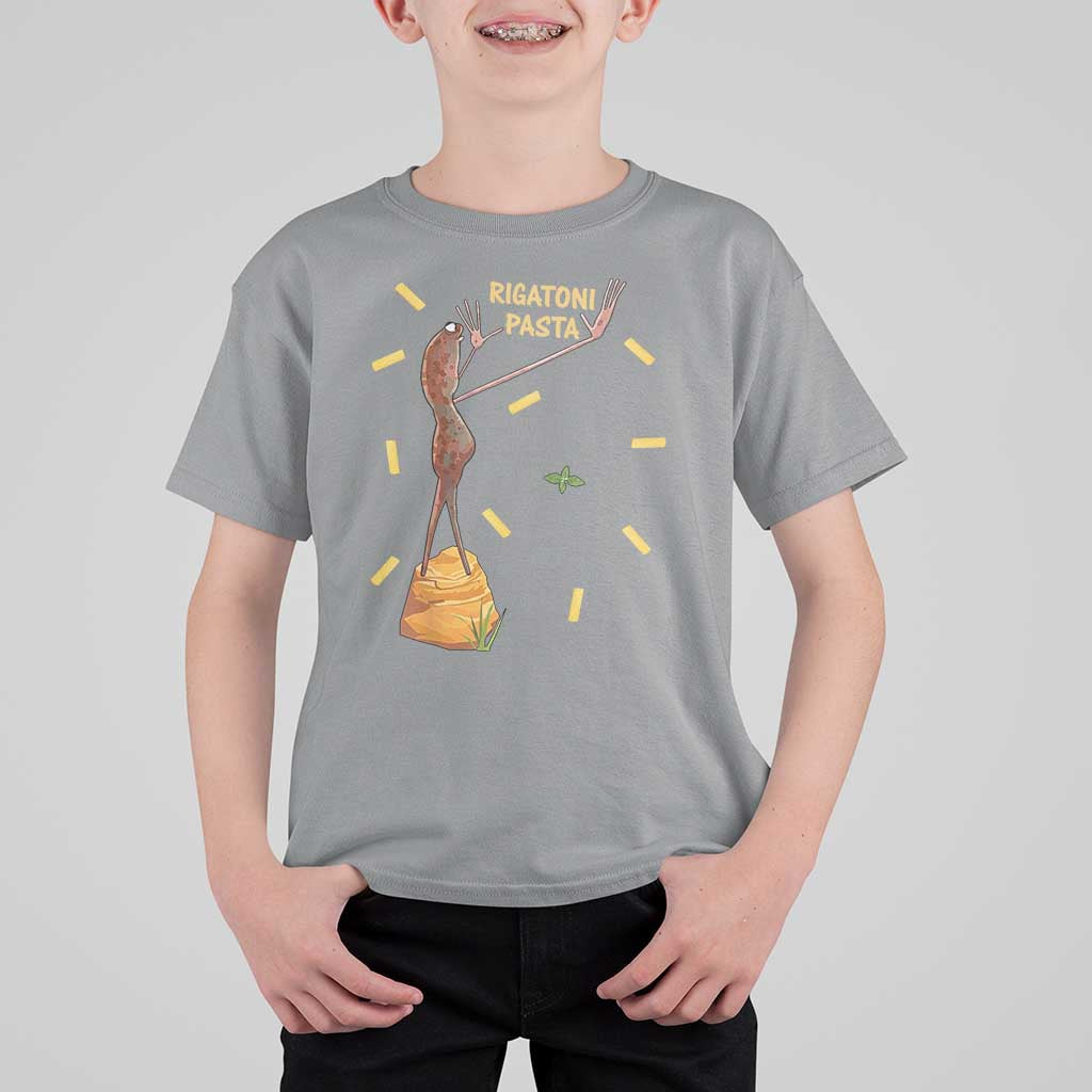 Funny Rigatoni Pasta Marcus The Worm T Shirt For Kid Dramatic Pasta Lover Foodie Meme - Wonder Print Shop