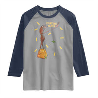 Funny Rigatoni Pasta Marcus The Worm Raglan Shirt Dramatic Pasta Lover Foodie Meme - Wonder Print Shop