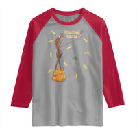 Funny Rigatoni Pasta Marcus The Worm Raglan Shirt Dramatic Pasta Lover Foodie Meme - Wonder Print Shop
