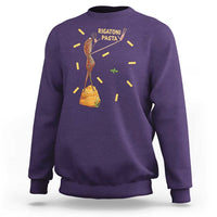Funny Rigatoni Pasta Marcus The Worm Sweatshirt Dramatic Pasta Lover Foodie Meme - Wonder Print Shop