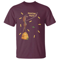 Funny Rigatoni Pasta Marcus The Worm T Shirt Dramatic Pasta Lover Foodie Meme - Wonder Print Shop