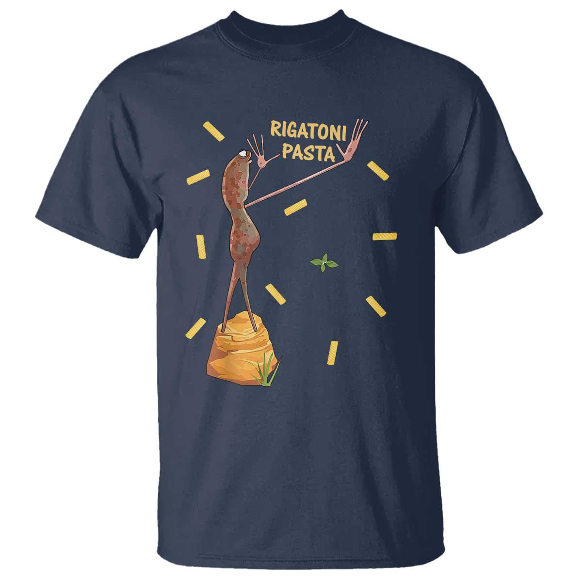 Funny Rigatoni Pasta Marcus The Worm T Shirt Dramatic Pasta Lover Foodie Meme - Wonder Print Shop